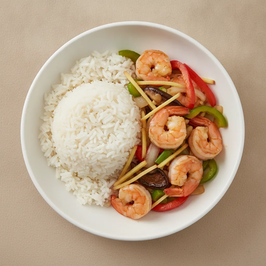 Zesty Ginger Entree with Shrimp Zesty Ginger Entree with Shrimp