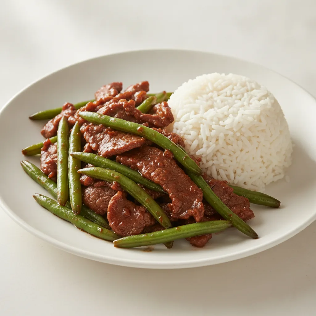 String Bean Entree with Beef String Bean Entree with Beef