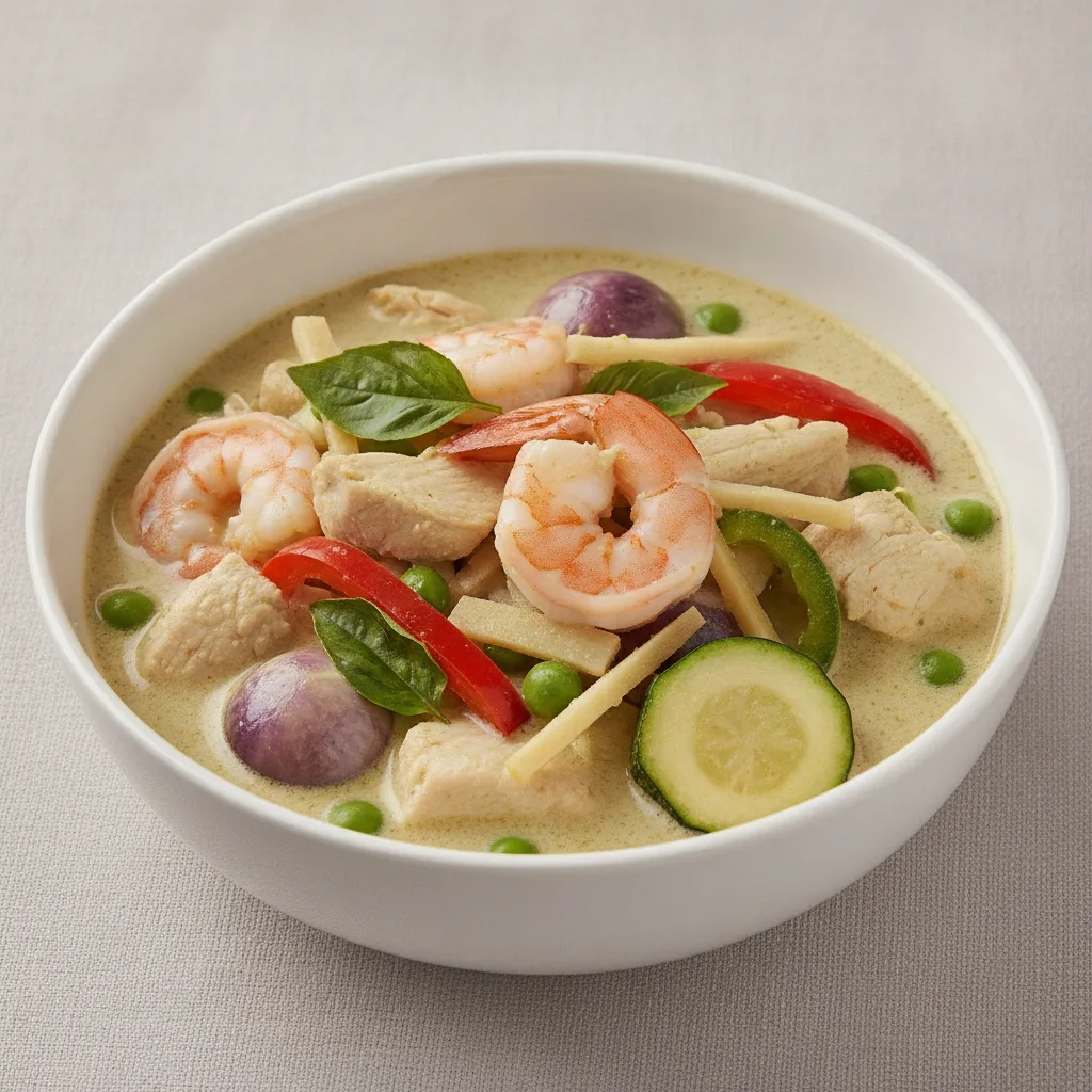 Green Curry (Gluten-Free) with Chicken & Shrimp Green Curry (Gluten-Free) with Chicken & Shrimp