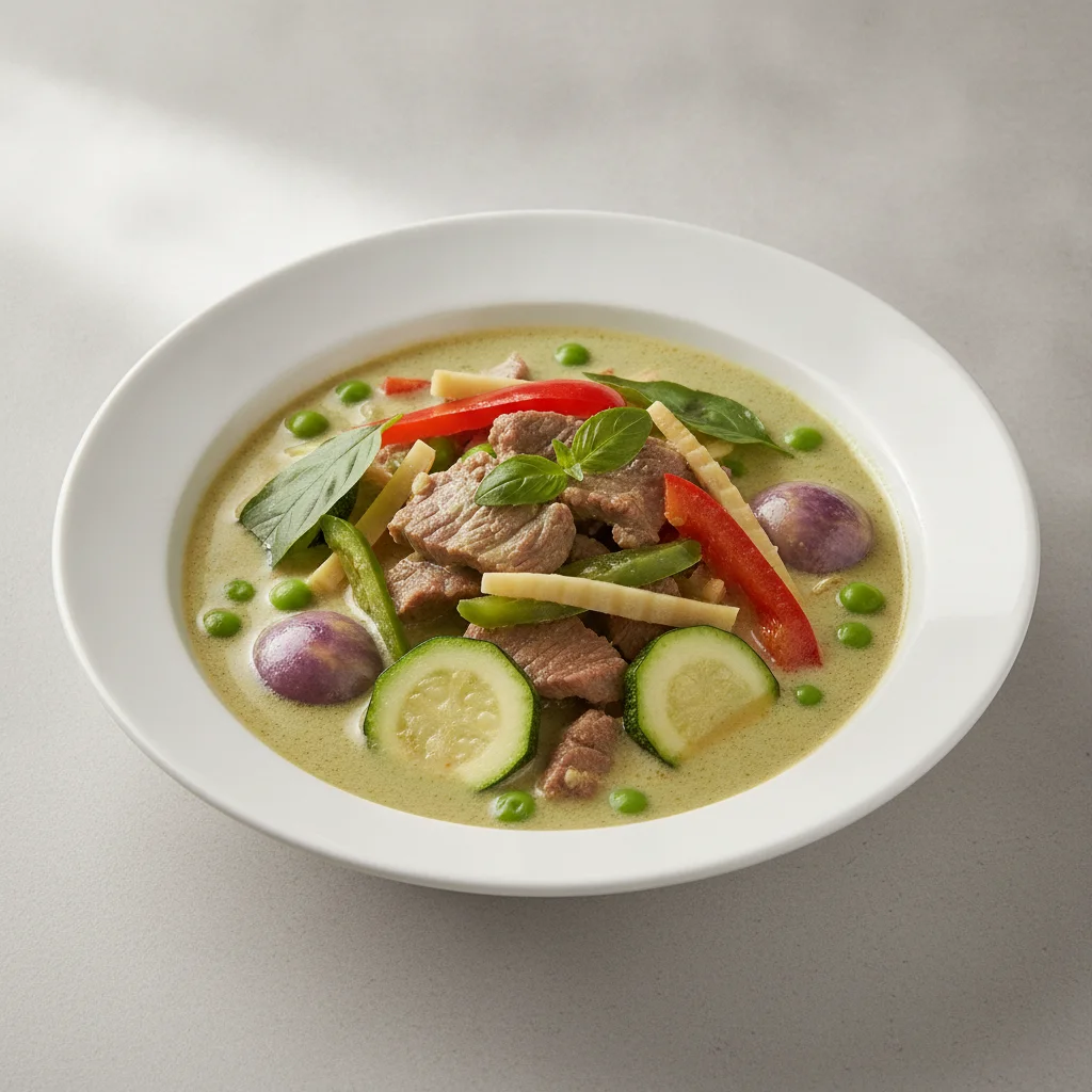 Green Curry with Beef Green Curry with Beef
