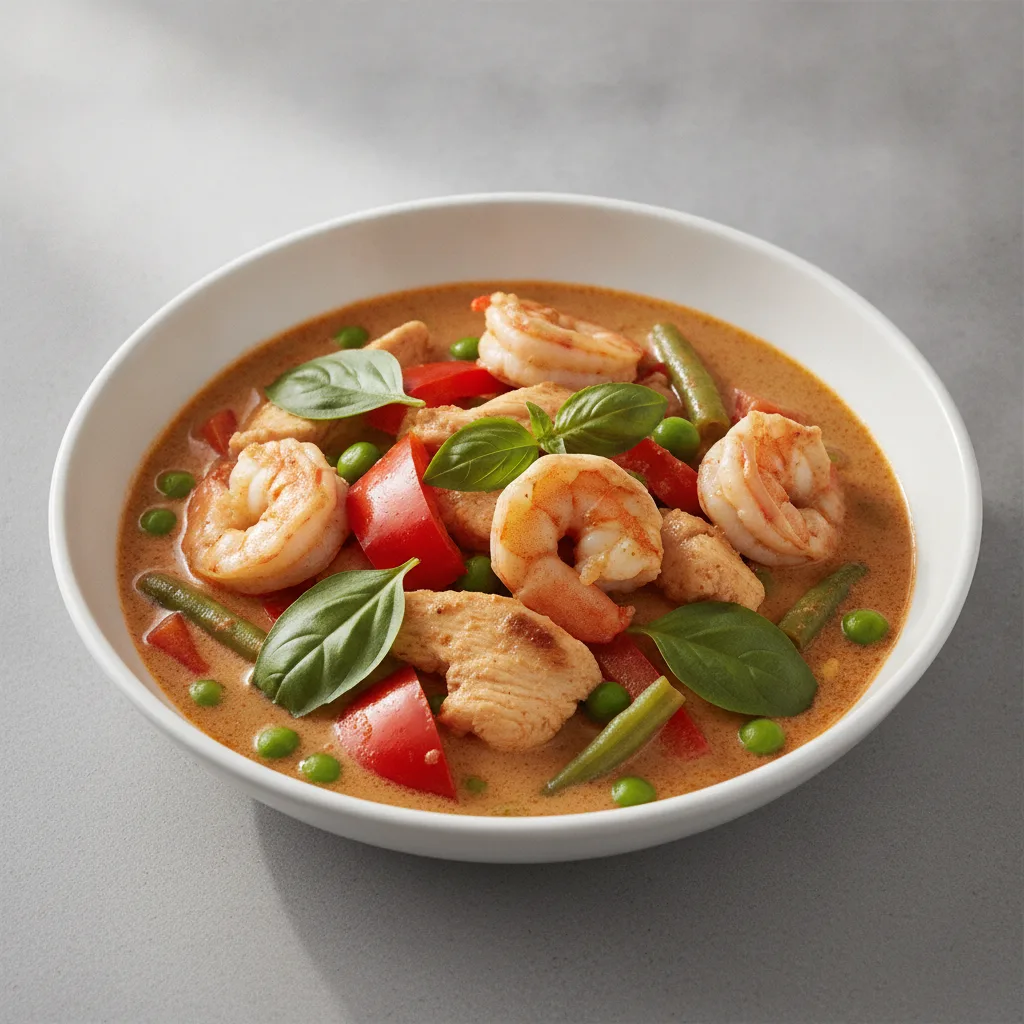 Panang Curry with Chicken & Shrimp Panang Curry with Chicken & Shrimp