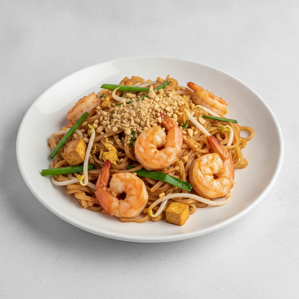 Pad Thai (Gluten-Friendly) with Shrimp Pad Thai (Gluten-Friendly) with Shrimp