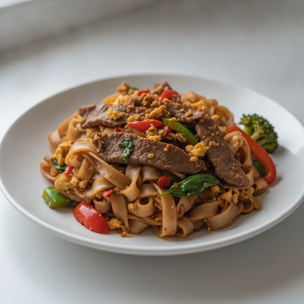 Drunken Noodles with Beef Drunken Noodles with Beef