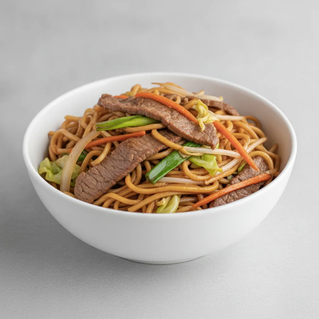 Lo Mein with Beef Lo Mein with Beef