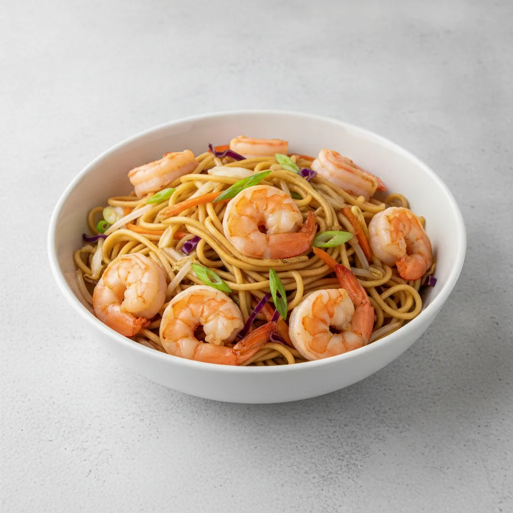 Lo Mein with Shrimp Lo Mein with Shrimp