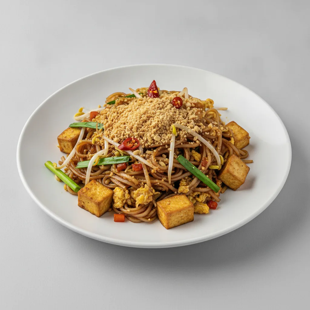 Basil Pad Thai (Gluten-Friendly) with Tofu Basil Pad Thai (Gluten-Friendly) with Tofu