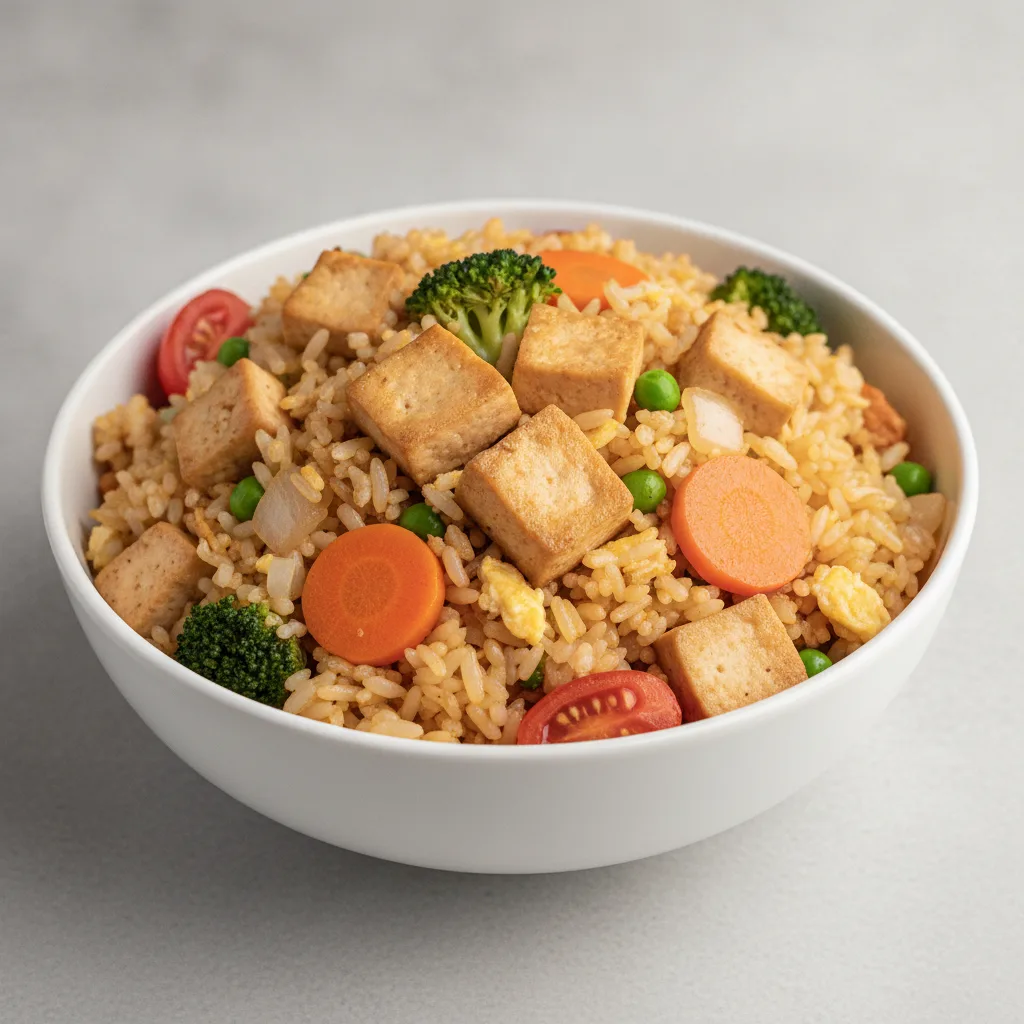 House Fried Rice with Tofu House Fried Rice with Tofu