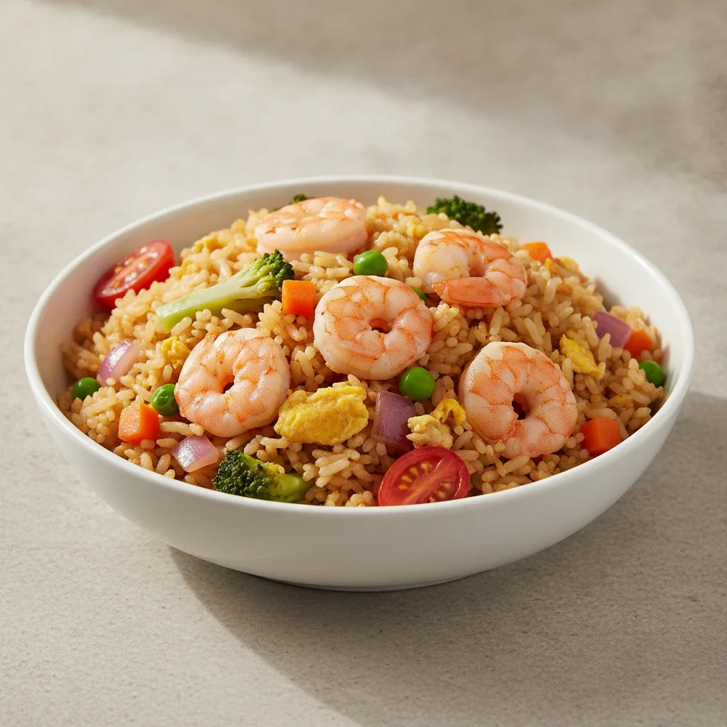 House Fried Rice with Shrimp House Fried Rice with Shrimp