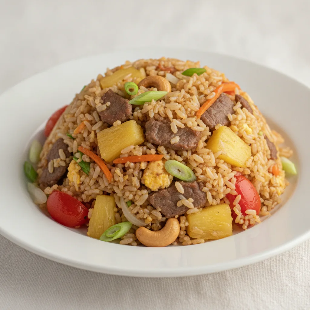 Pineapple Fried Rice with Beef Pineapple Fried Rice with Beef