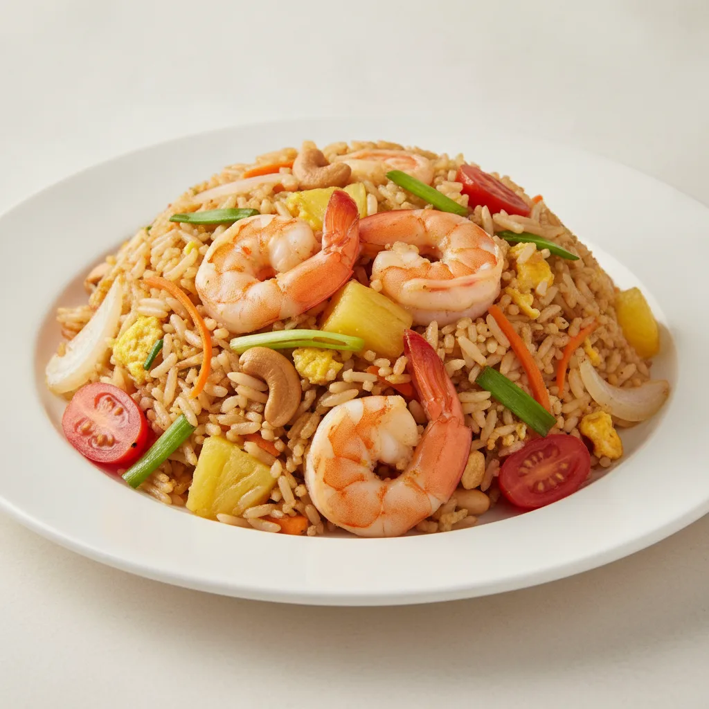 Pineapple Fried Rice with Shrimp Pineapple Fried Rice with Shrimp