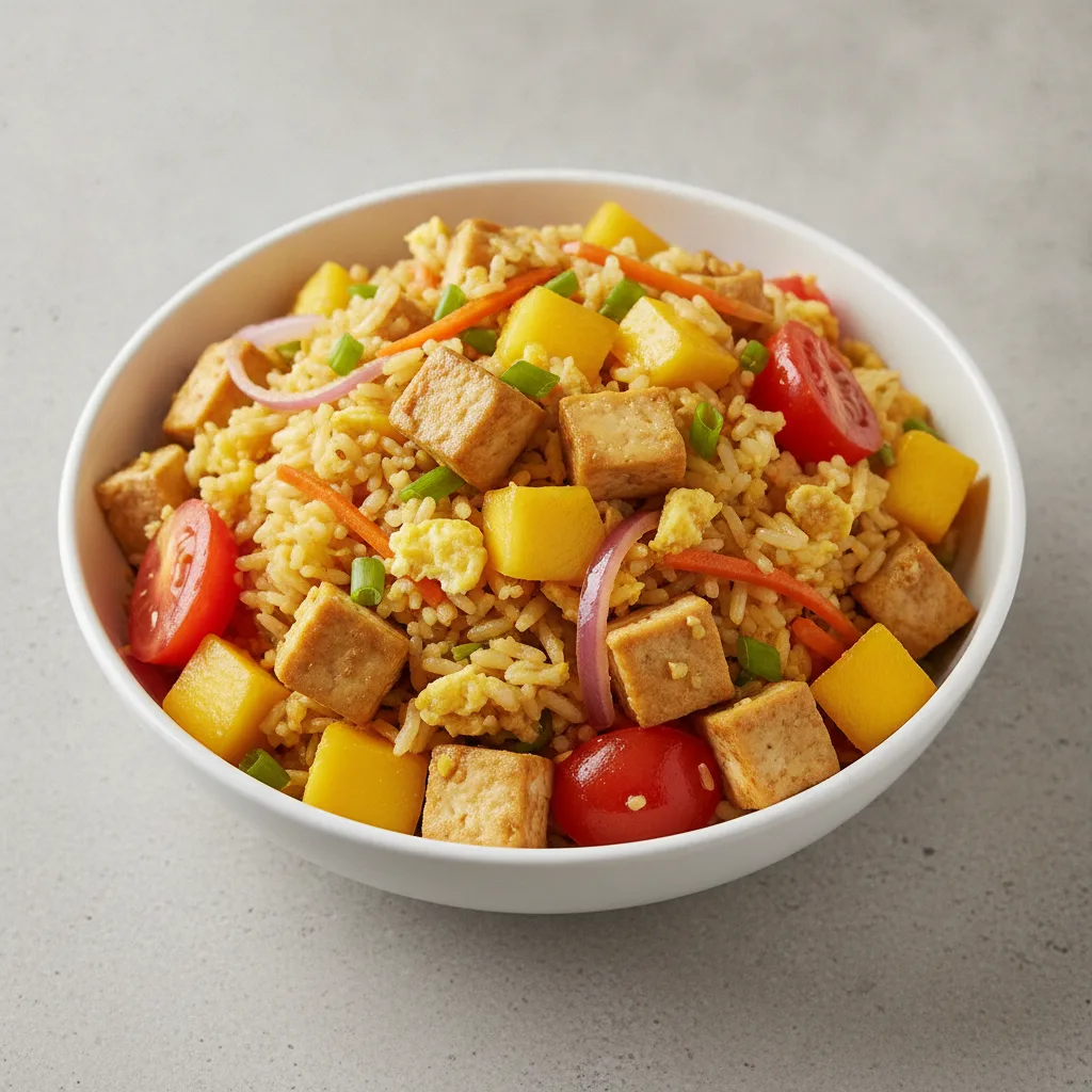 Mango Fried Rice with Tofu Mango Fried Rice with Tofu