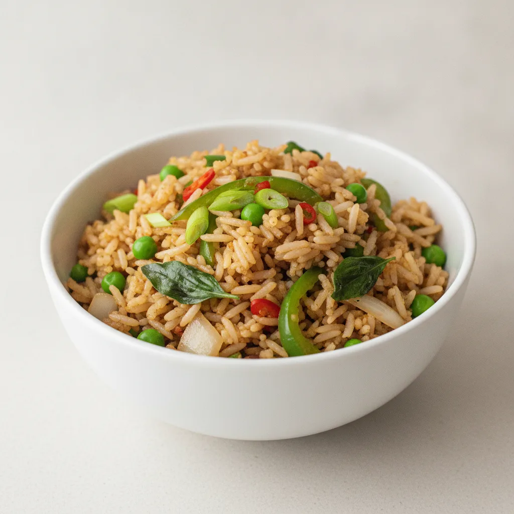 Vegan Basil Fried Rice Vegan Basil Fried Rice