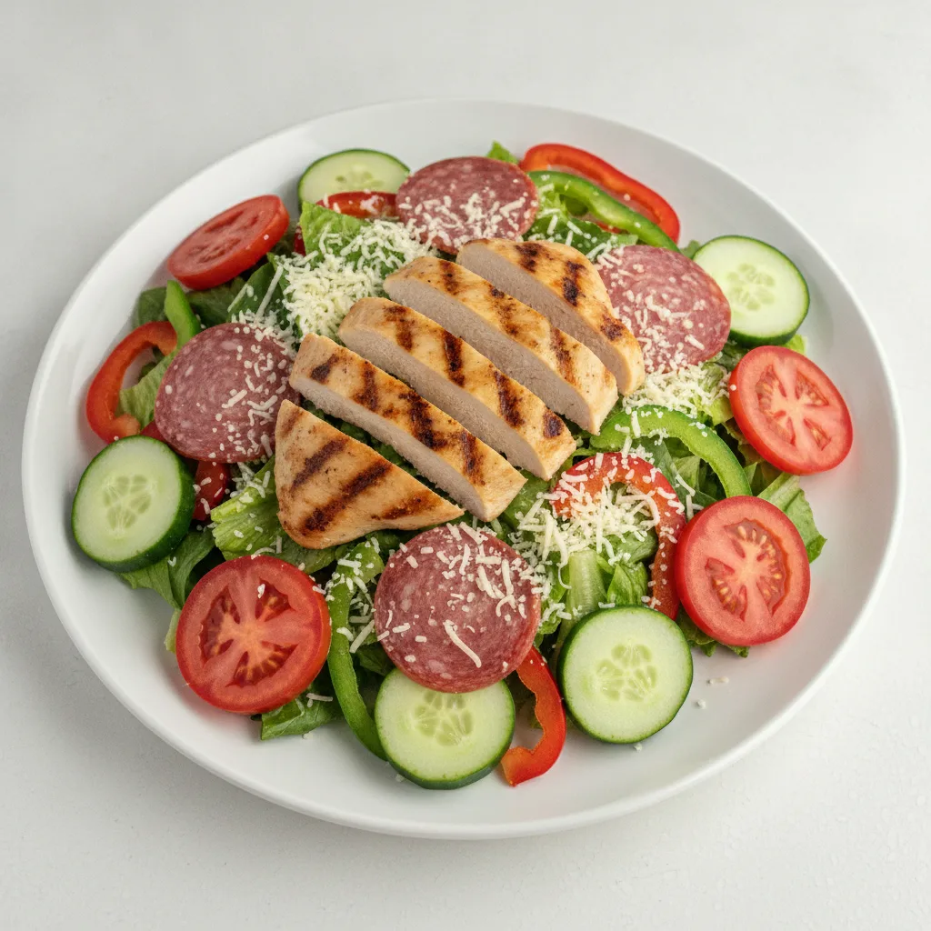Italian with Grilled Chicken Salad Italian with Grilled Chicken Salad