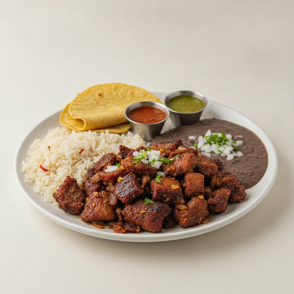 Plato Chicharrón Prensado