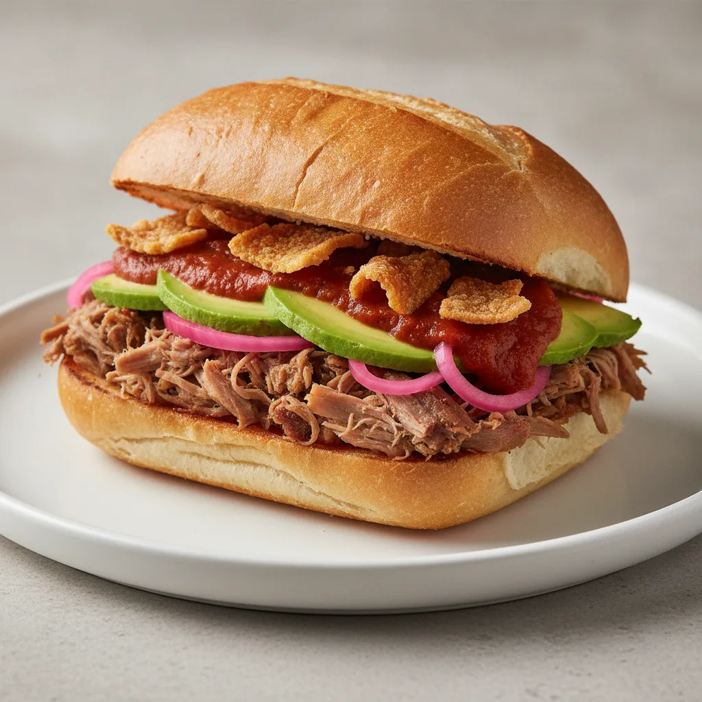 Torta Carnitas