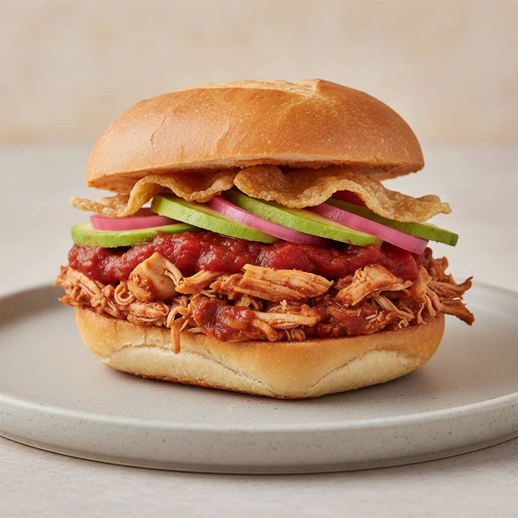 Torta Tinga de Pollo
