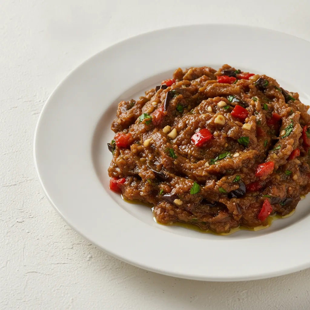 Cold Appetizer (Signature Package) — Roasted Eggplant Salad Cold Appetizer (Signature Package) — Roasted Eggplant Salad
