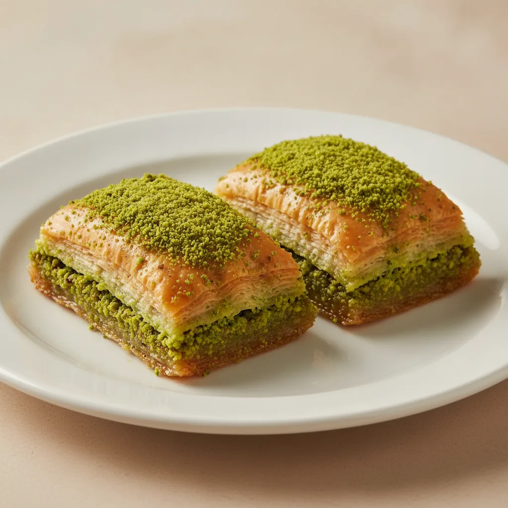 Dessert (Premium Package) — Double Pistachio Baklava Dessert (Premium Package) — Double Pistachio Baklava