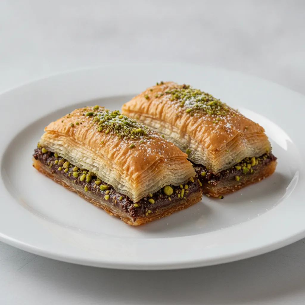 Dessert (Premium Package) — Chocolate Pistachio Baklava Dessert (Premium Package) — Chocolate Pistachio Baklava