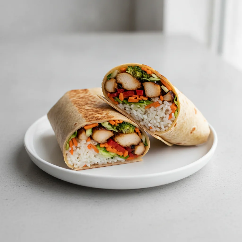 Chicken Teriyaki Wrap Chicken Teriyaki Wrap