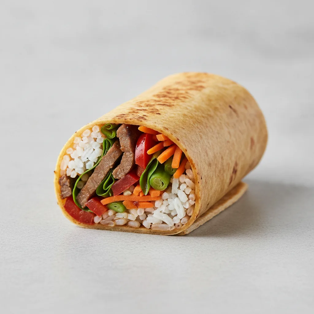 Spicy Basil Wrap with Beef Spicy Basil Wrap with Beef