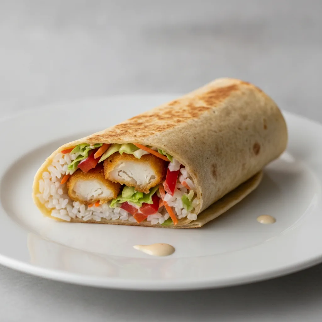 Crispy Fish Wrap Crispy Fish Wrap