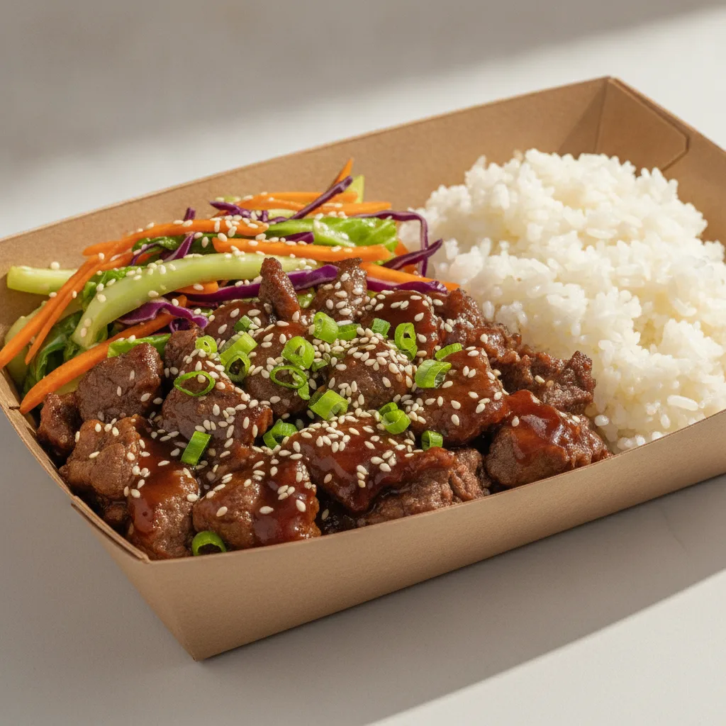 Teriyaki Entree with Beef Teriyaki Entree with Beef