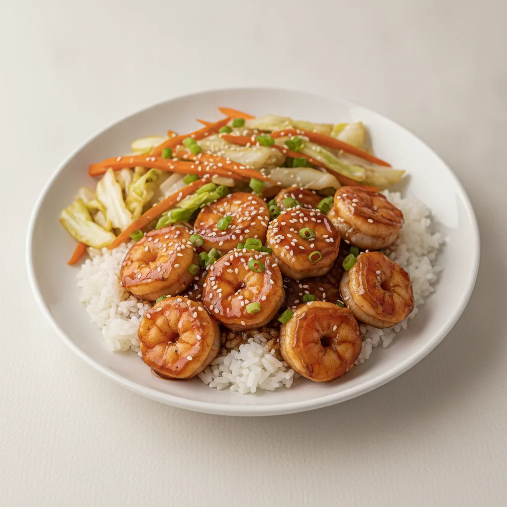 Teriyaki Entree with Shrimp Teriyaki Entree with Shrimp