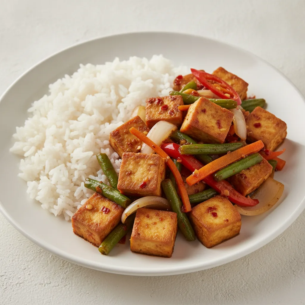 Spicy Basil Entree with Tofu Spicy Basil Entree with Tofu