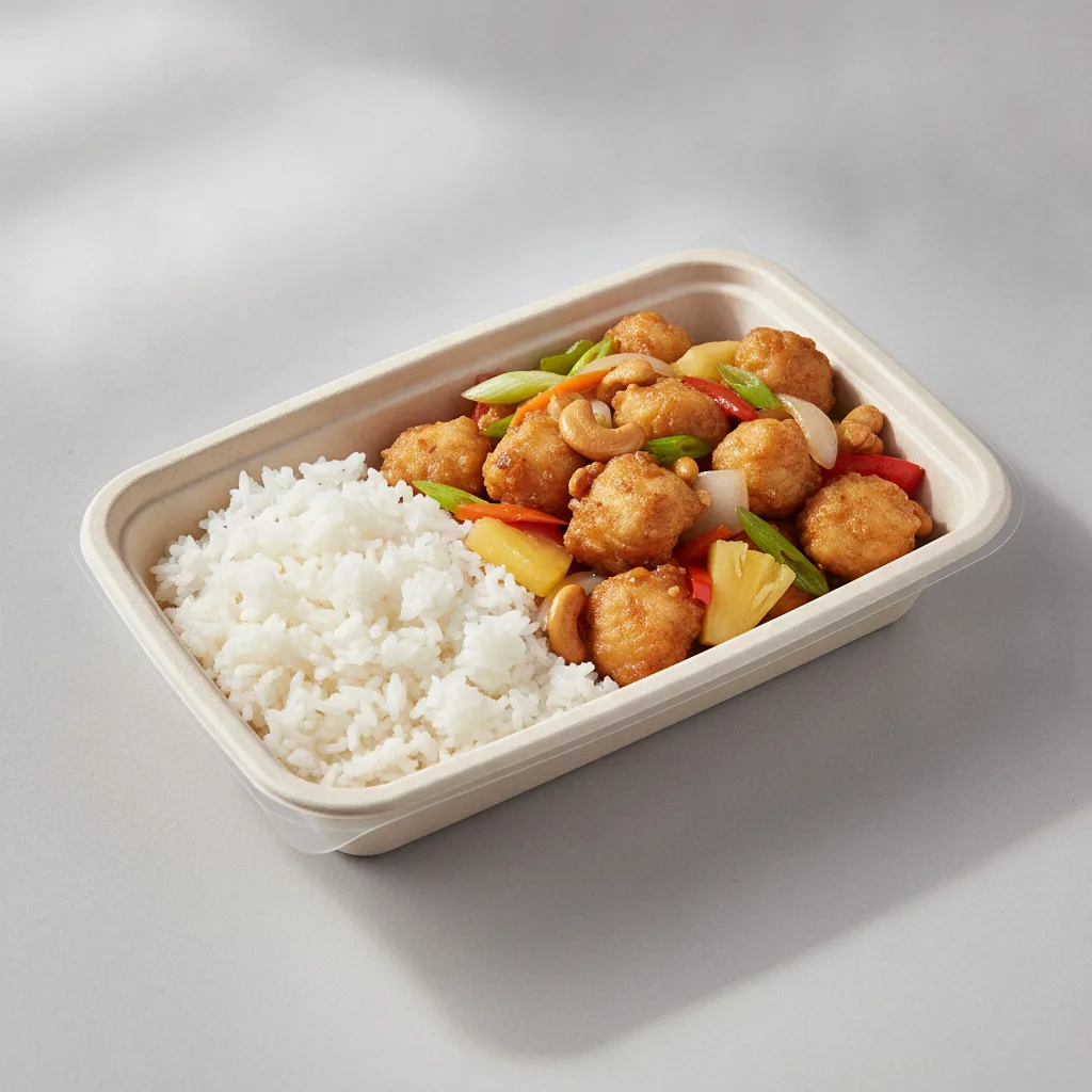 Cashew Entree with Crispy Fish Cashew Entree with Crispy Fish