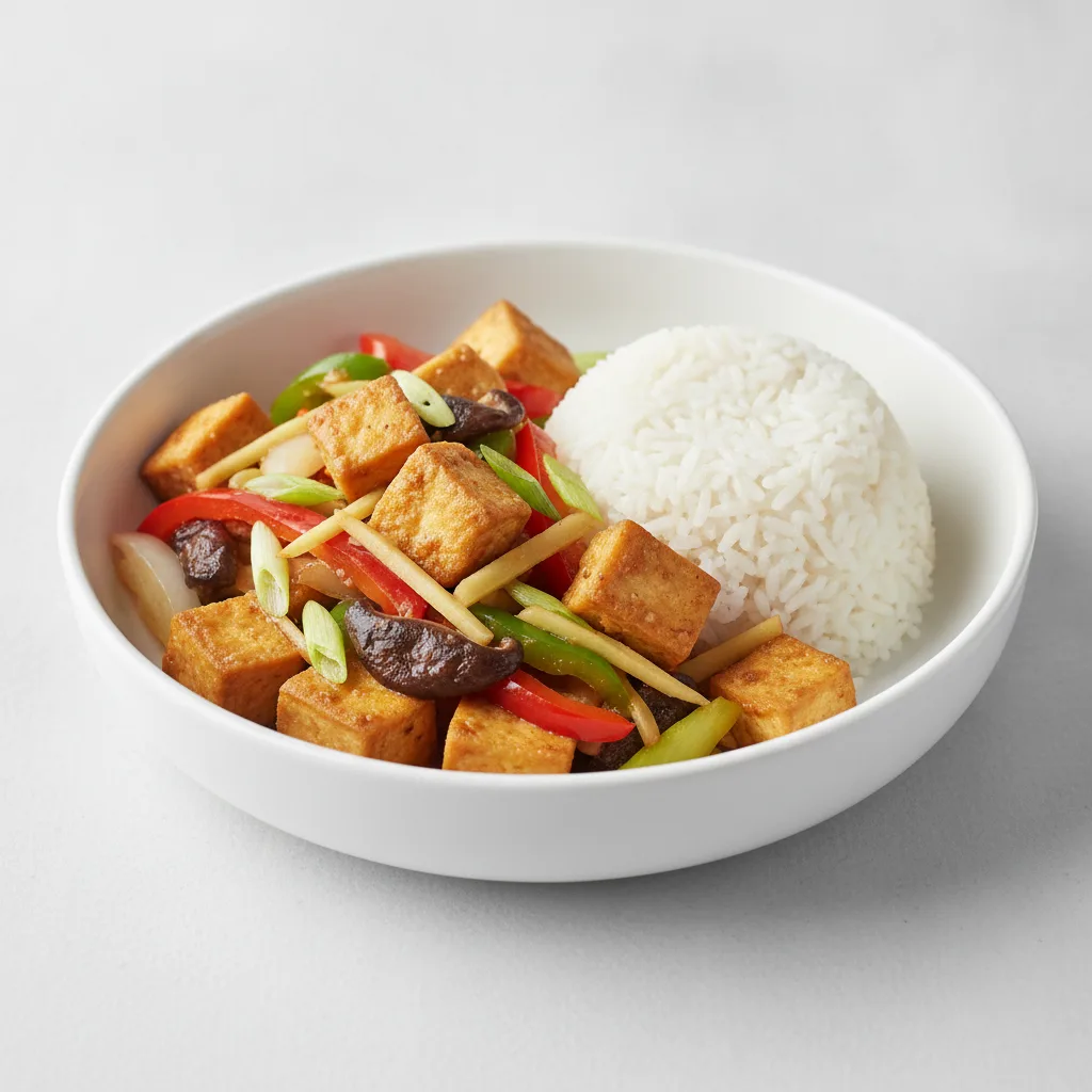 Zesty Ginger Entree with Tofu Zesty Ginger Entree with Tofu
