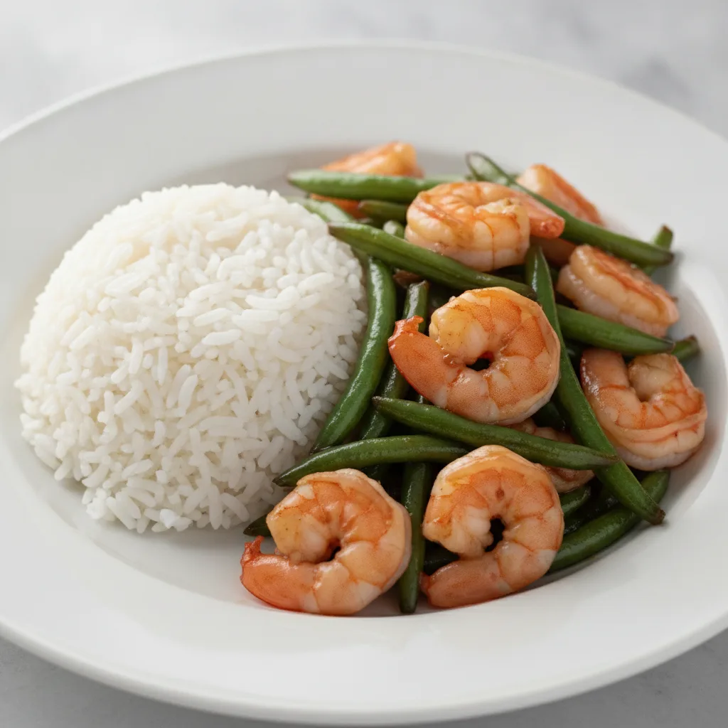 String Bean Entree with Shrimp String Bean Entree with Shrimp