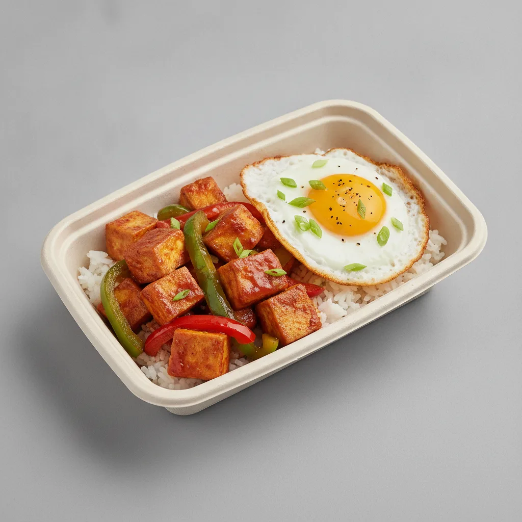 Sriracha Sauce Entree with Tofu Sriracha Sauce Entree with Tofu