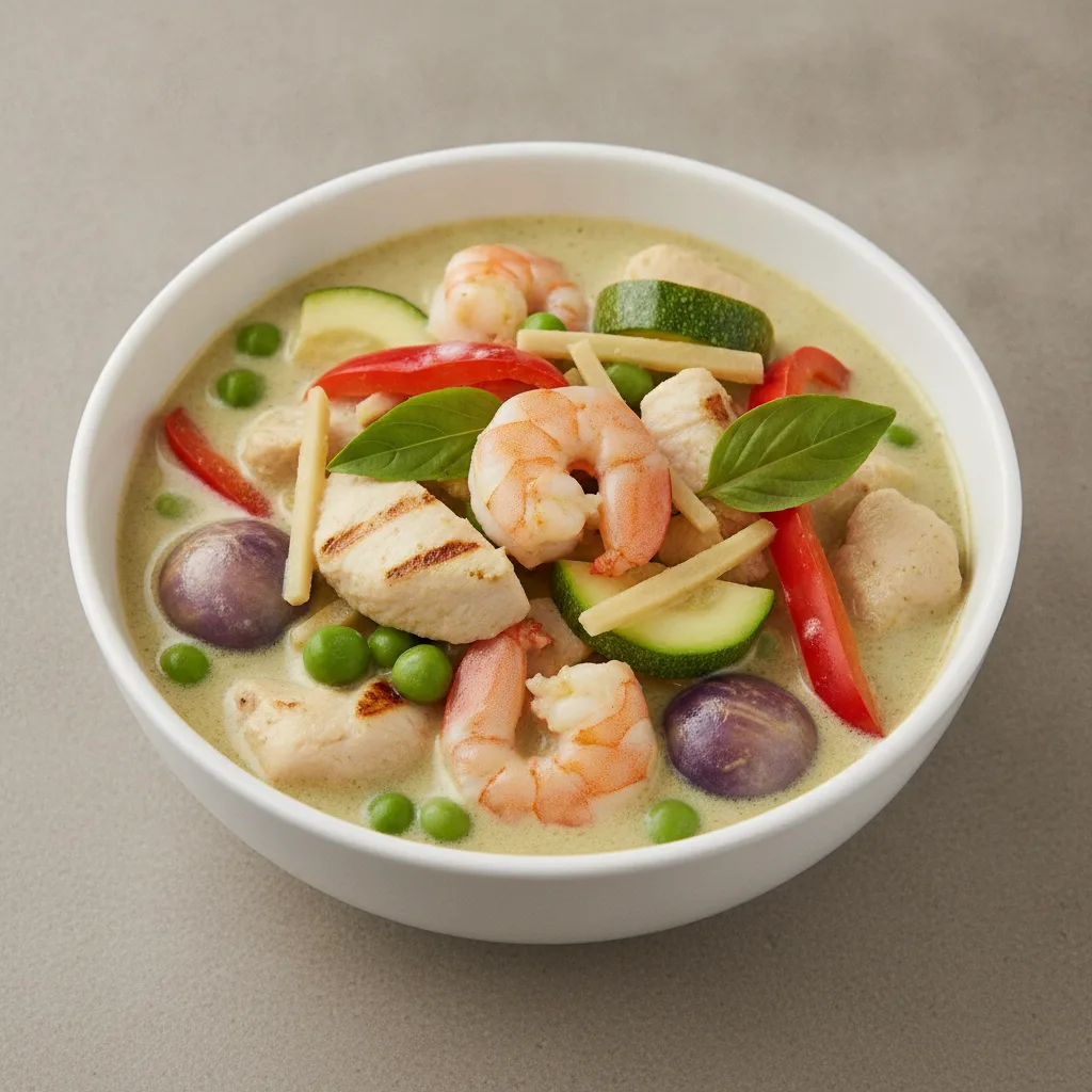 Green Curry (Gluten-Free) with Chicken & Shrimp Green Curry (Gluten-Free) with Chicken & Shrimp