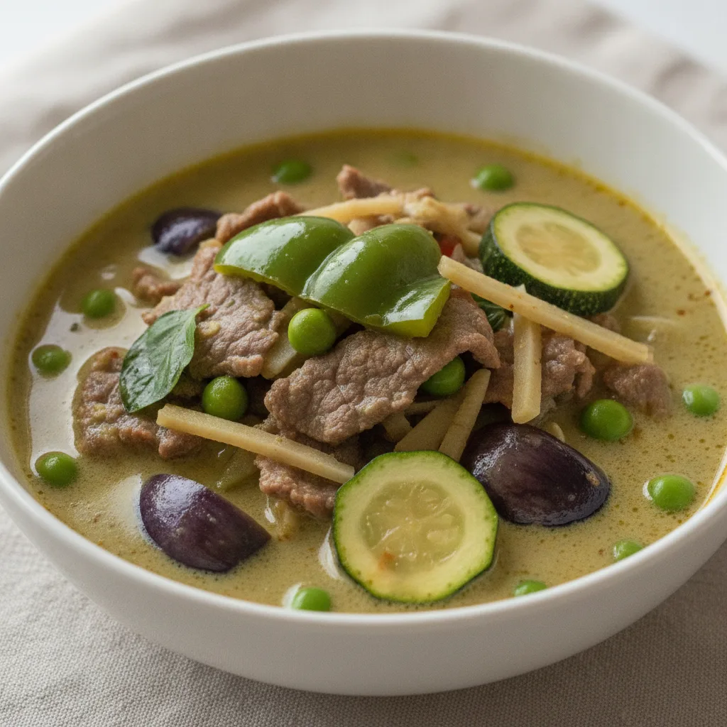 Green Curry with Beef Green Curry with Beef