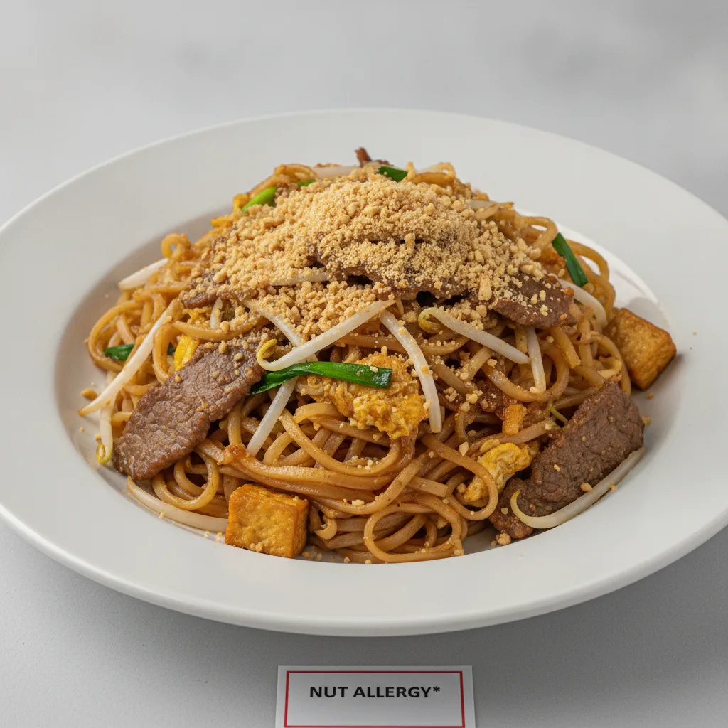 Pad Thai with Beef Pad Thai with Beef