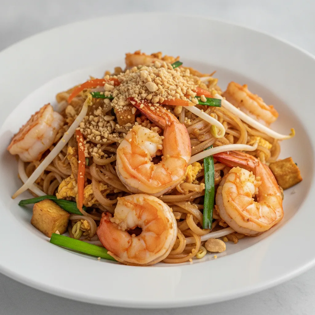 Pad Thai with Shrimp Pad Thai with Shrimp