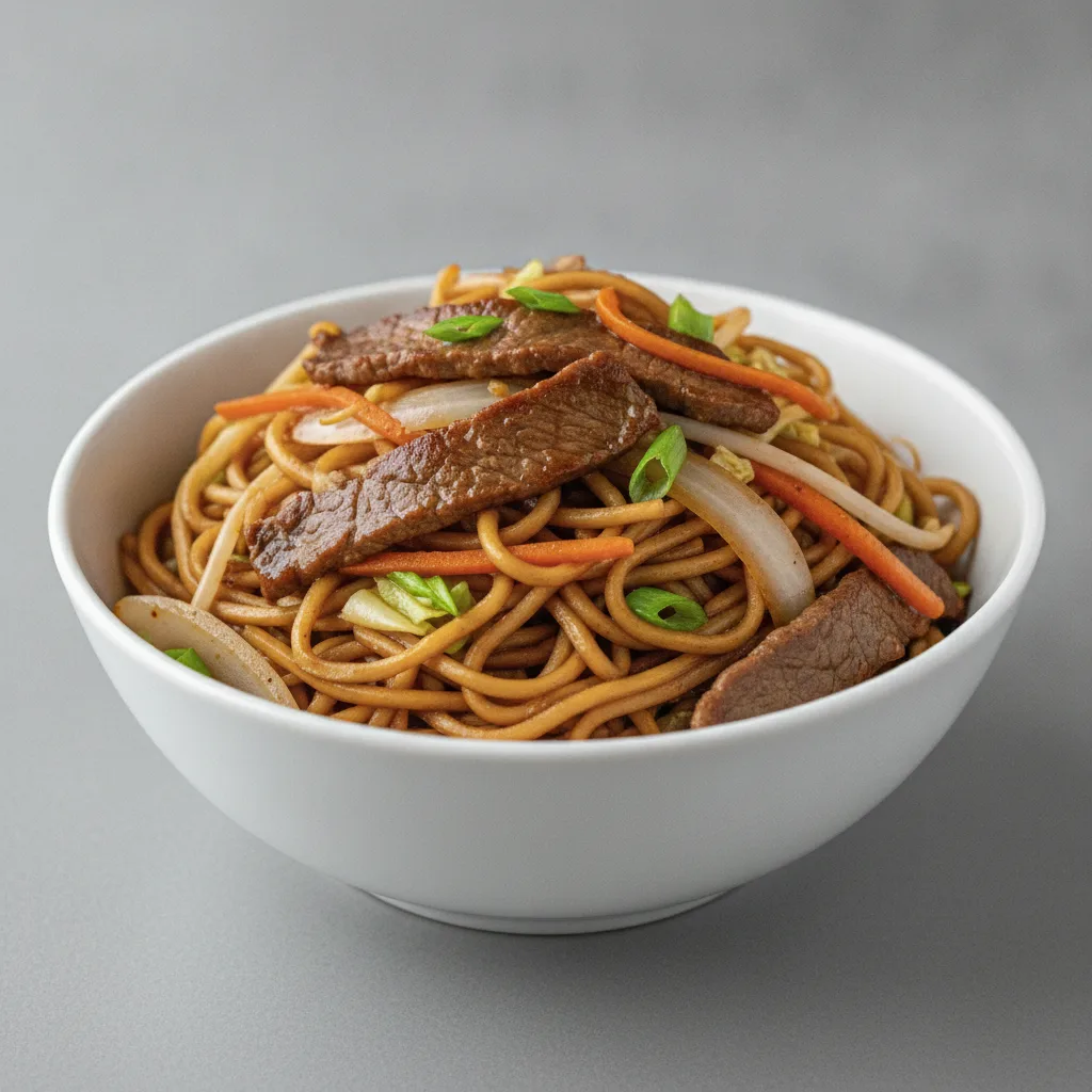 Lo Mein with Beef Lo Mein with Beef