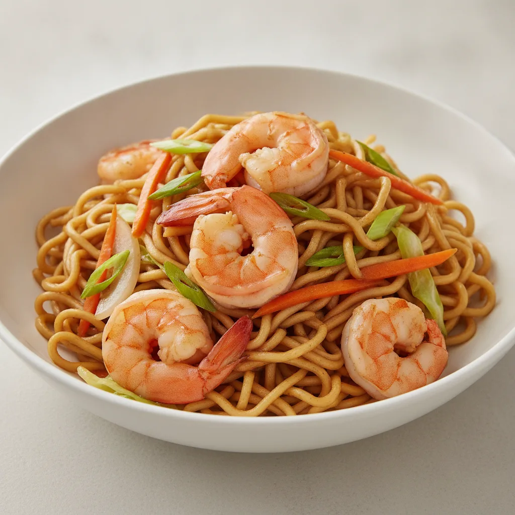 Lo Mein with Shrimp Lo Mein with Shrimp