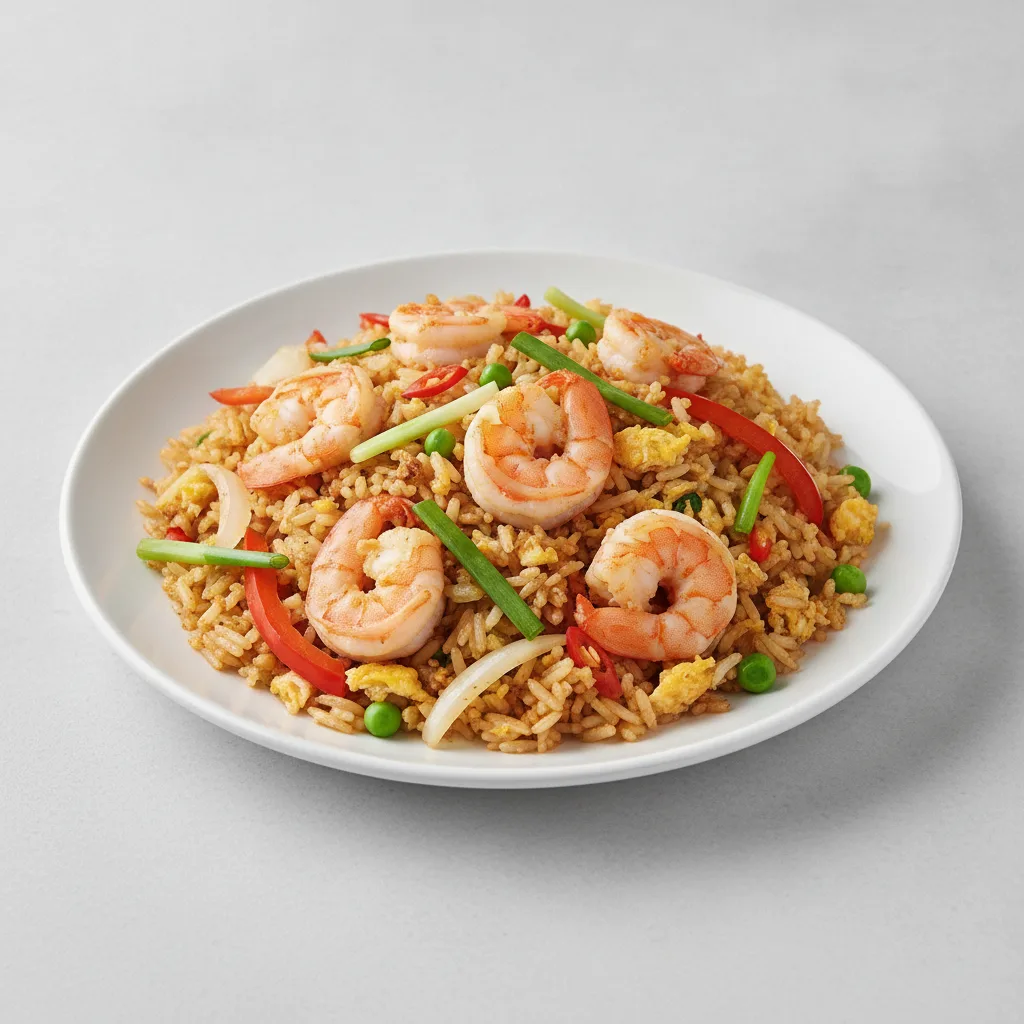Basil Fried Rice with Shrimp Basil Fried Rice with Shrimp