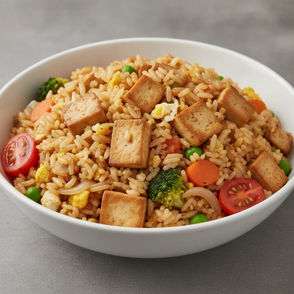 House Fried Rice with Tofu House Fried Rice with Tofu