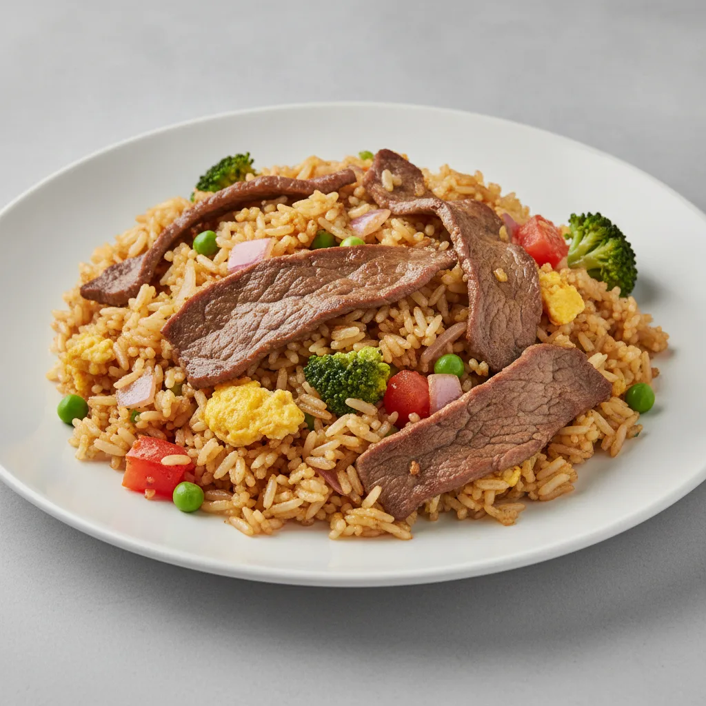 House Fried Rice with Beef House Fried Rice with Beef