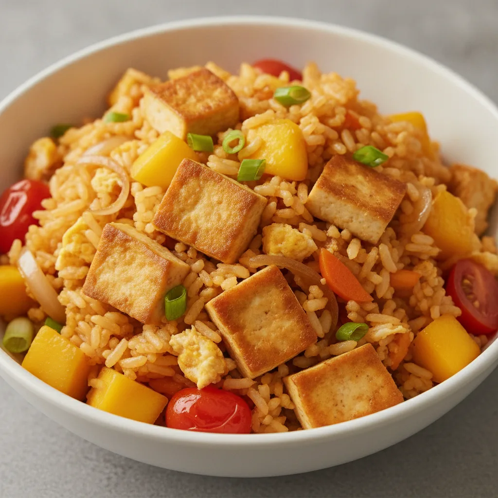 Mango Fried Rice with Tofu Mango Fried Rice with Tofu