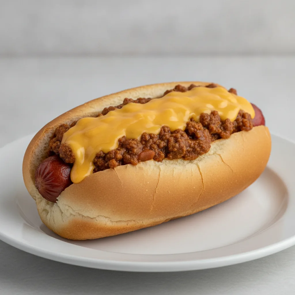 Chili Cheese Dog - Cheese Wiz