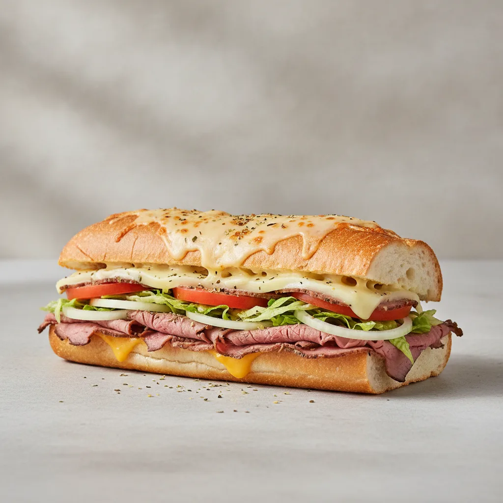Roast Beef & Cheese Hoagie + Extra Cheese