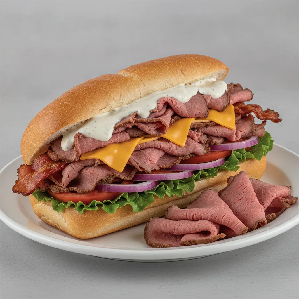Steakhouse Roast Beef Hoagie + Extra Roast Beef