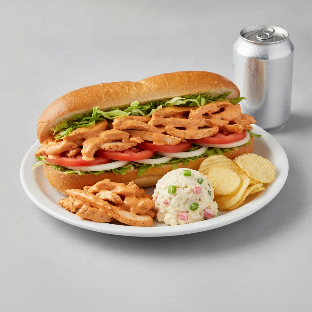 Buffalo Ranch Chicken Hoagie + Extra Chicken