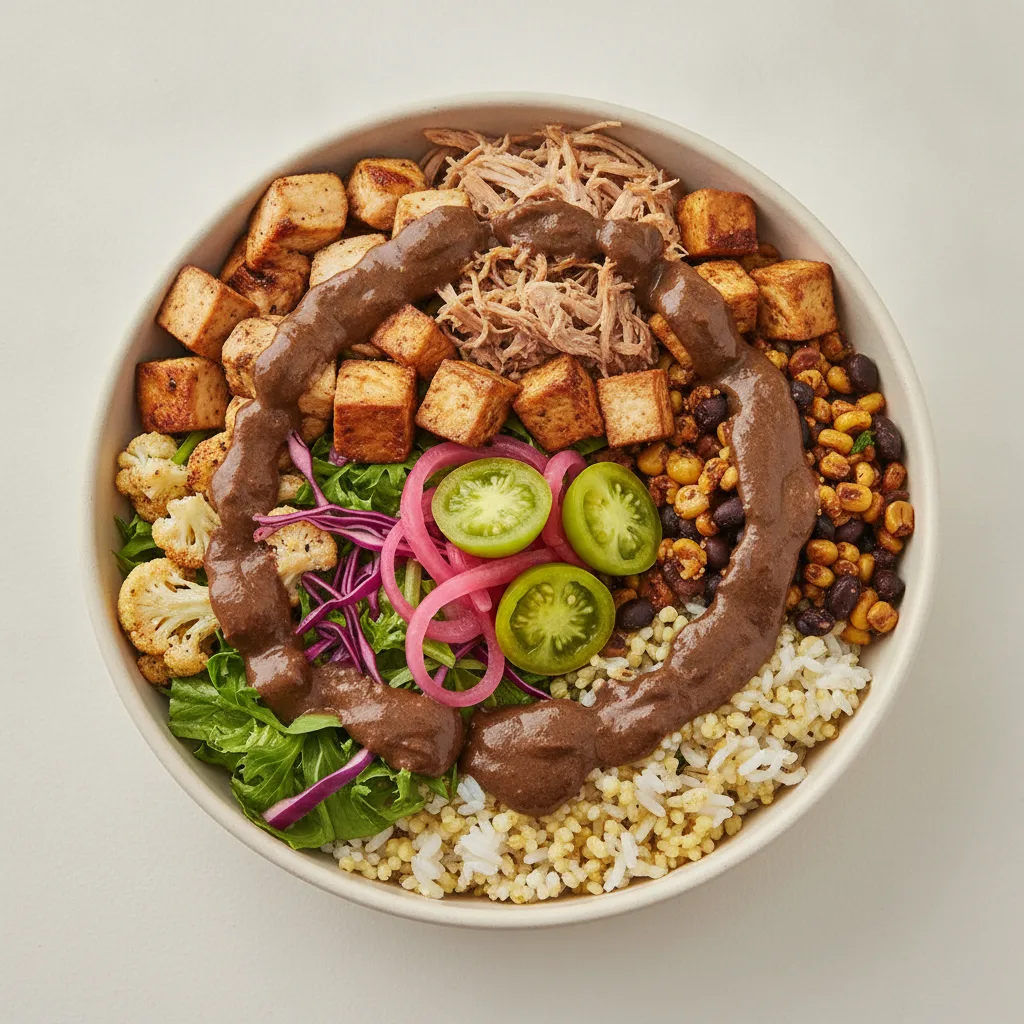 Palmita Power Mixto Bowl with Palmita Mole Palmita Power Mixto Bowl with Palmita Mole