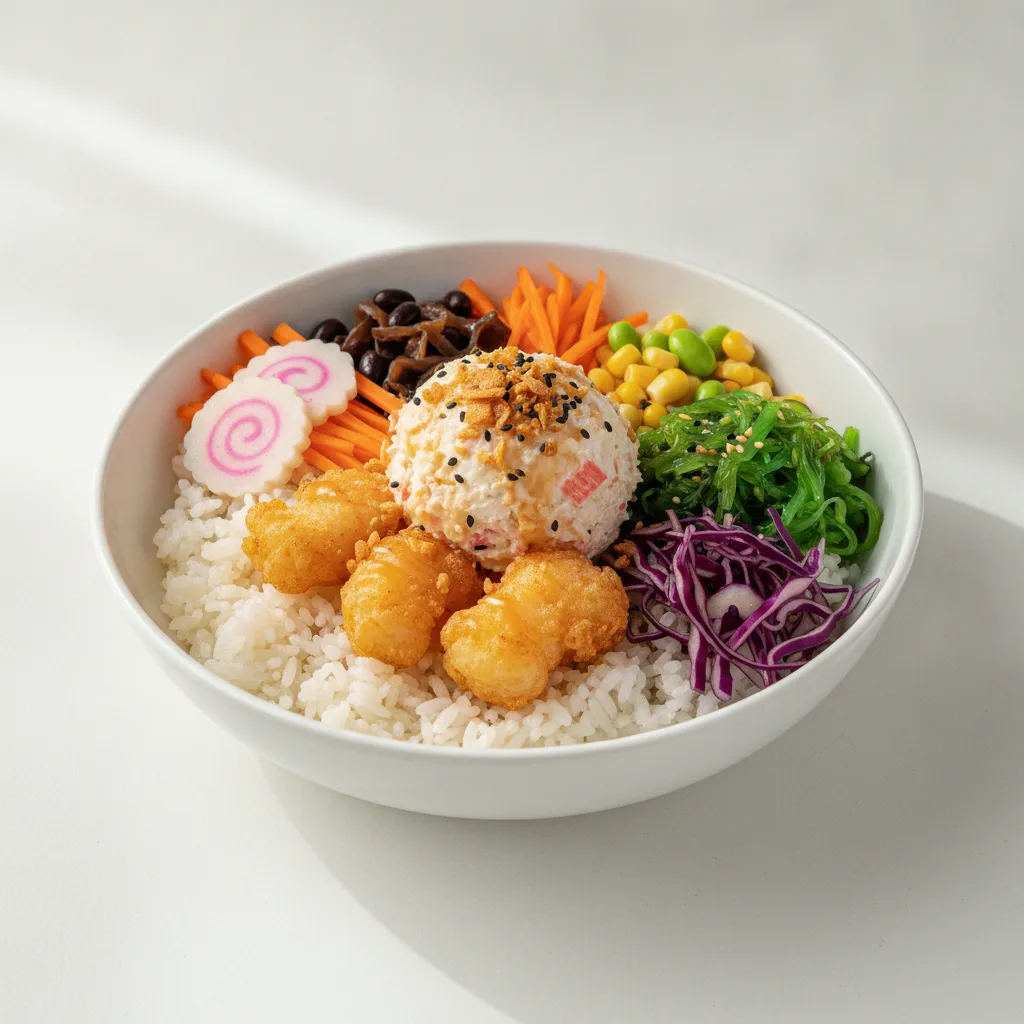 Tempura with Sushi Rice