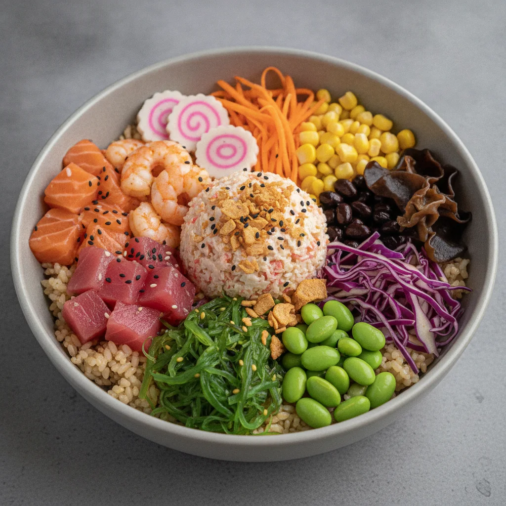 Volcano with Brown Rice